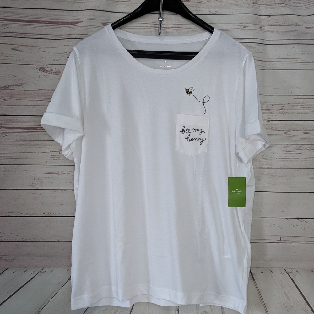 Last 1! Kate Spade Broome St Bee My Honey Tee - Picture 2 of 6